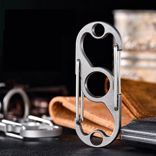 Multi-Purpose Titanium Keychain