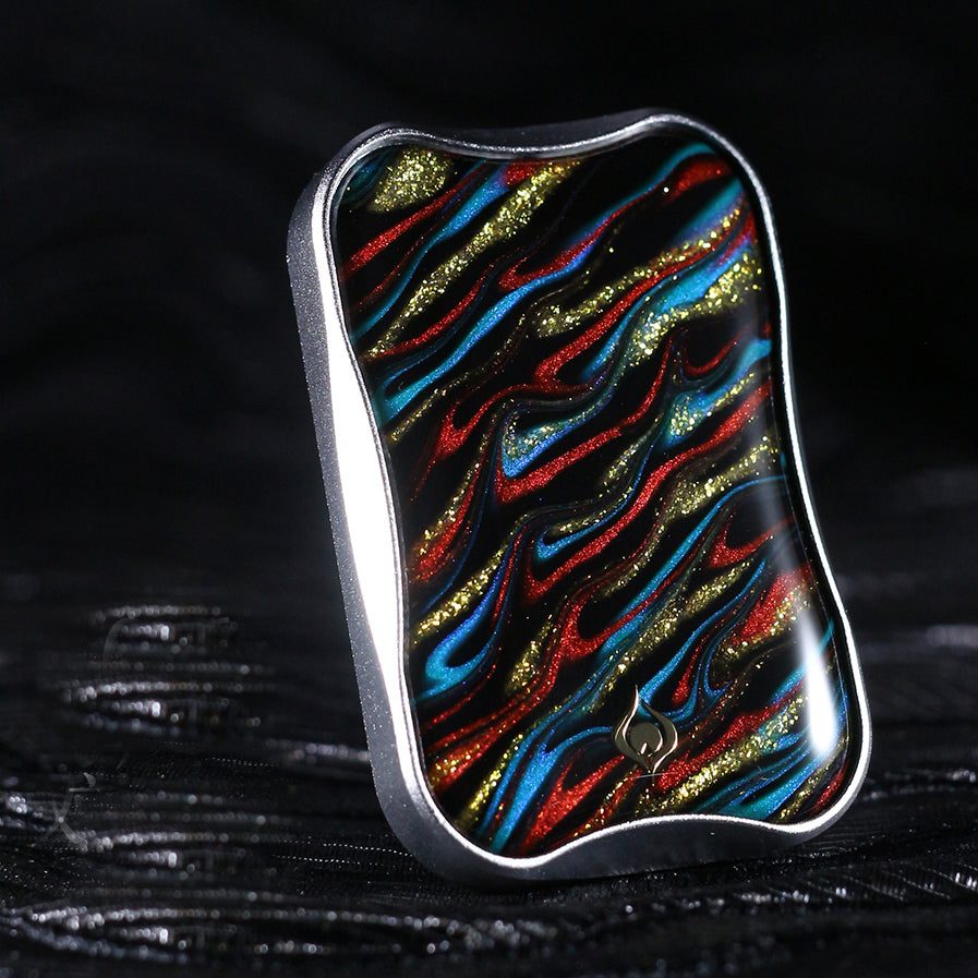 Peacock Quicksand Fidget Slider